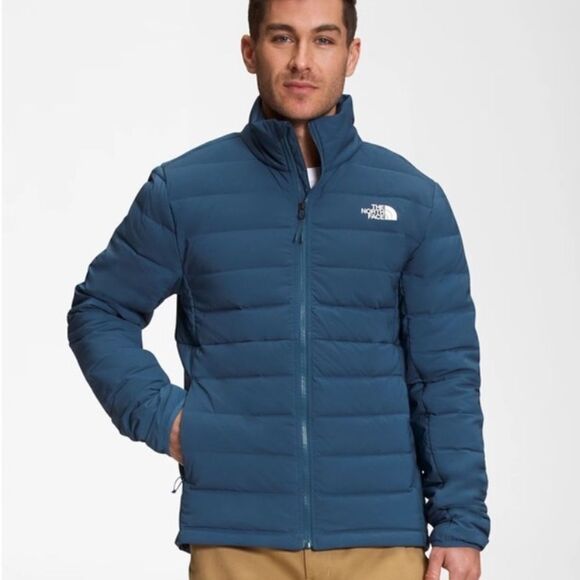 THE NORTH FACE Men’s Belleview Stretch‎ Down Jacket Royal Blue M NWT - Picture 1 of 7